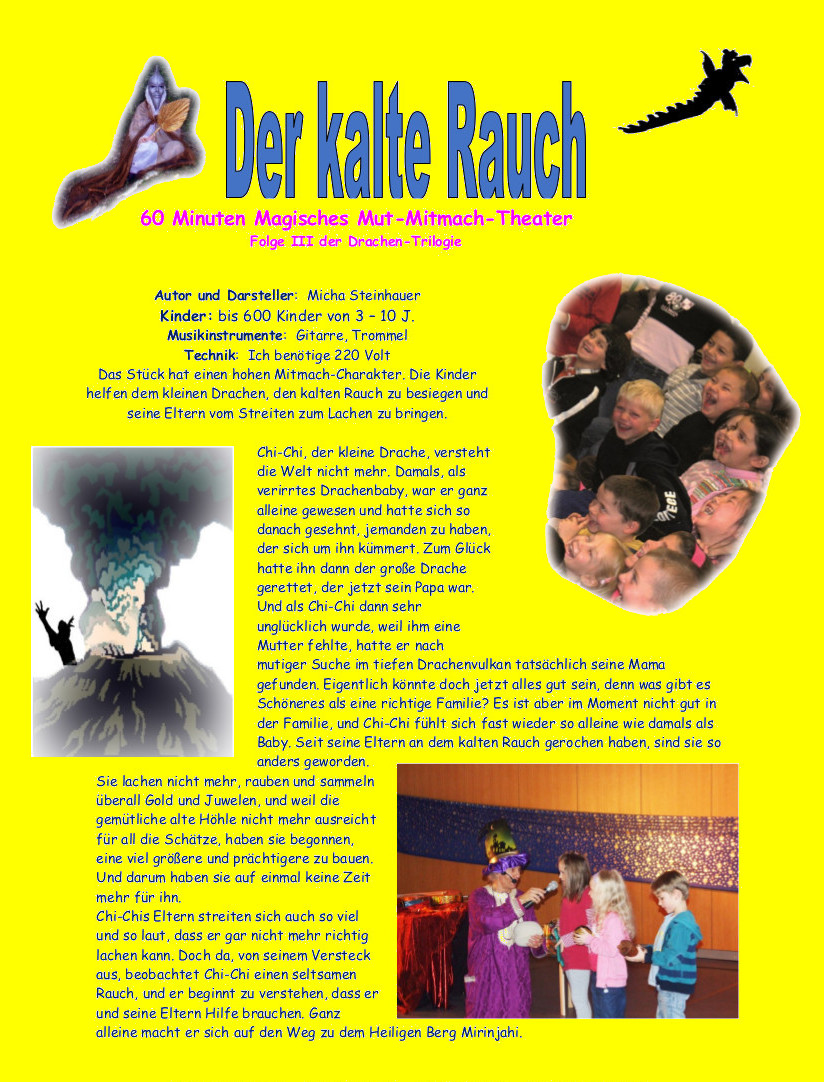 Infoblatt zum Mitmach-Theaterstck 'Der kalte Rauch'