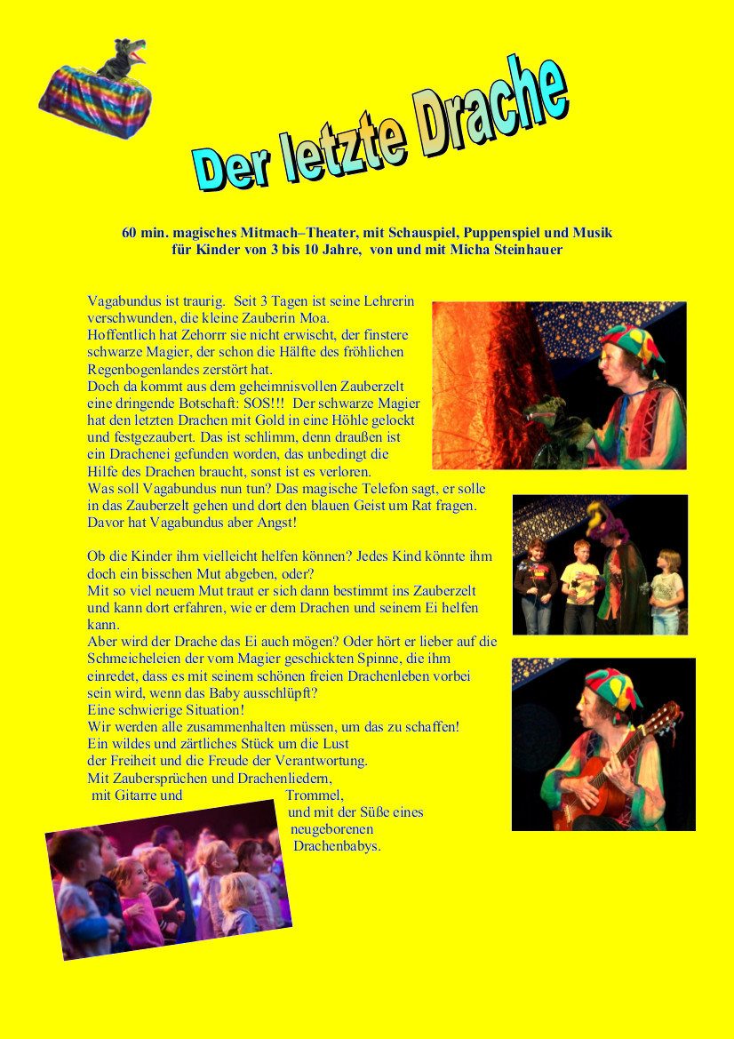 Infoblatt zu 'Der letzte Drache'