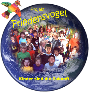 Abbildung: Logo des Projekts 'Friedensvogel - Kinder sind die Zukunft'