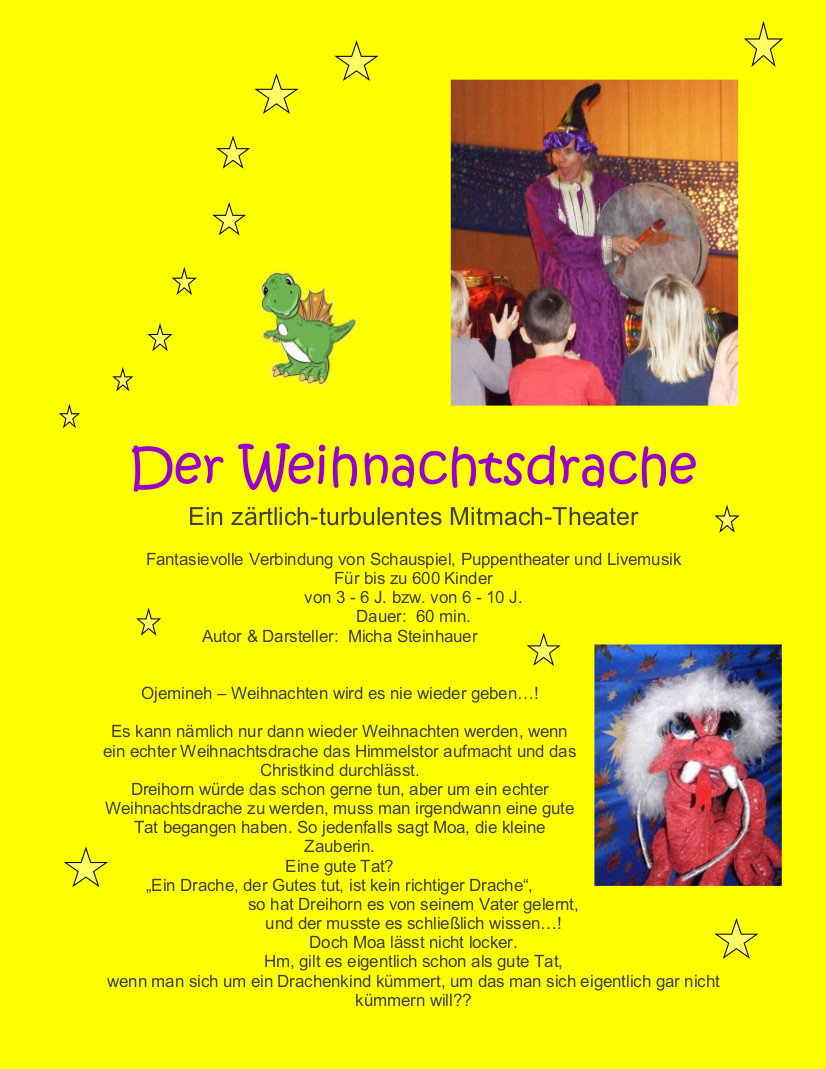 Infoblatt zu 'Weihnachtsdrache Teil I' - Seite 1