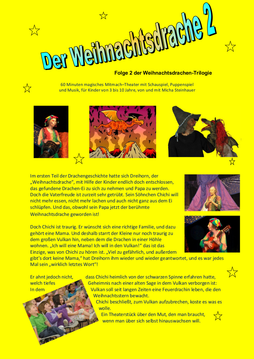 Infoblatt 'Der Weihnachtsdrache Teil II'